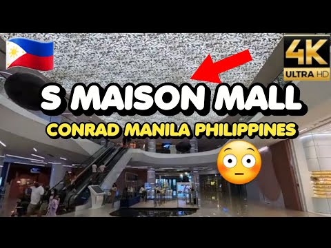 [4K] MALL OF Asia / Pasay City's Most Luxurious Mall - S Maison at Conrad Manila / Walk Tour / HDR
