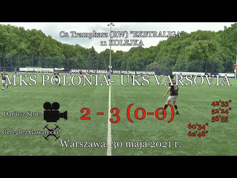 30 V 2021 r.  MKS POLONIA WARSZAWA - UKS VARSOVIA WARSZAWA
