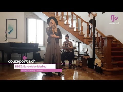 ZIBBZ singing an eurovision medley at swiss embassy - Switzerland - Eurovision Song Contest 2018