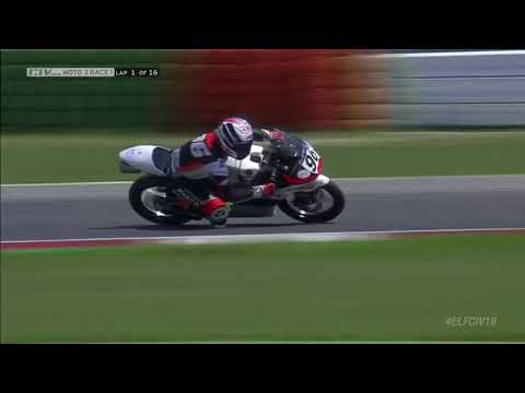 Le départ de la Race 1 de Moto 3 du CIV