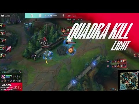 Light Quadra Kill Sivir on LPL Worlds Regional Qualifier - LNG vs V5