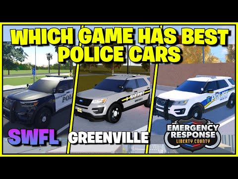 Which ROLEPLAY GAME has the BEST POLICE CARS? (Roblox)