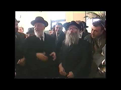 Rav Shmouel Azimov et le Grand Rabbin de France Yossef Sitruk