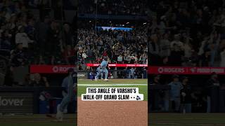 Rogers Centre was ELECTRIC after Daulton Varsho hit a walk-off grand slam ????⚡️ #BlueJays