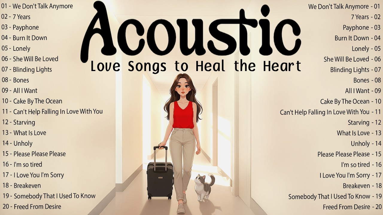 English Songs with Lyrics 2026 🌿 Acoustic Love Songs to Chill the Mind and Heal the Heart