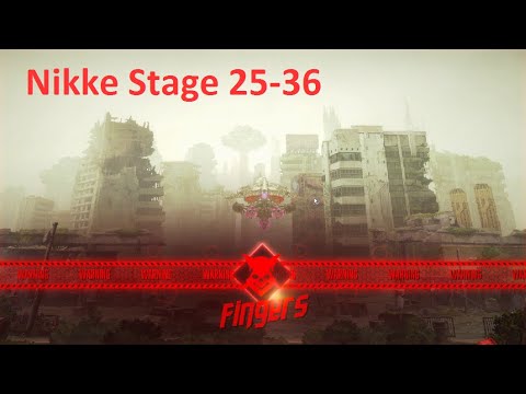 Nikke Stage 25-36 Cleared with 159k CP