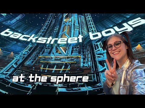 FRONT ROW for Backstreet Boys at The Sphere in Las Vegas!