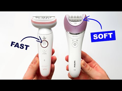 Braun Silk Epil 9 gegen Philips 8000