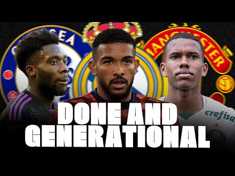 Contracts signed by Davies, Chelsea talent, Bremer, and Man United list announced.