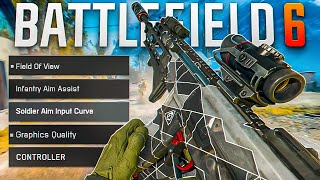 the BEST SETTINGS to USE on BATTLEFIELD 6! (Controller, Graphics, & More)