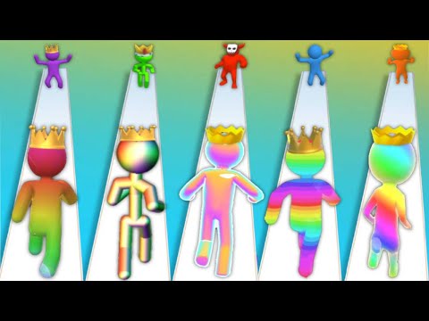Giant Rush, Tall Man Run, Color Race 3D, Stack Colors, Long Neck Run, Satisfying Stickman Gameplay
