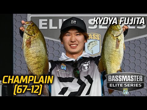 Kyoya Fujita leads Day 3 of Bassmaster Elite at Lake Champlain with 67 pounds, 12 ounces