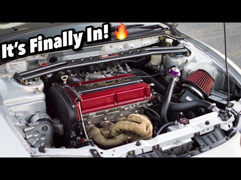 DSM Evo 8 Engine Install ! Ep. 18