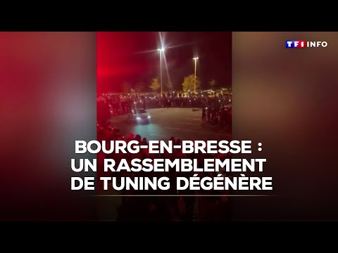 Un rassemblement de tuning a tourné à l'affrontement avec la police｜TF1 INFO