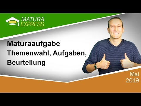 Maturaaufgabe: Themenwahl, Aufgaben, Beurteilung - Zentralmatura Deutsch Mai 2019 #32