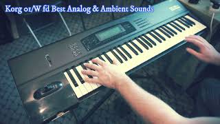 Video thumbnail for Korg 01/W fd - Best Analog & Ambient Sounds Walkthrough by LFOstore