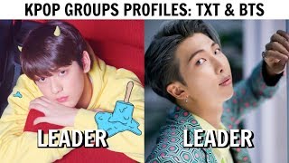KPOP GROUPS PROFILES | TXT & BTS