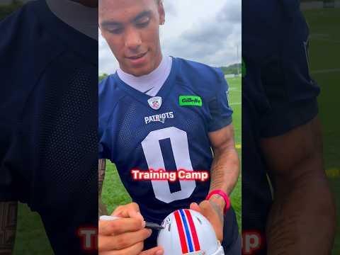 How to get signatures at Patriots Training Camp #patriots #nfl #football #fyp #camp #training