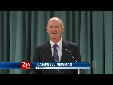 Campbell Newman Sworn In As Premier of Queensland