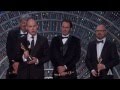 "Interstellar" winning the Oscar® for Visual Effects