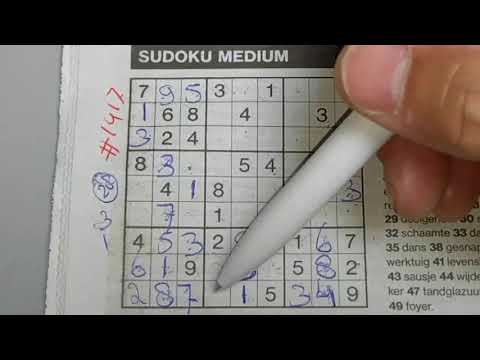 What's happening, Publisher? No extra sudokus today?  (#1417) Medium Sudoku puzzle. 08-27-2020