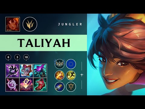 Taliyah Jungle vs Nidalee - EUW Challenger Patch 25.22