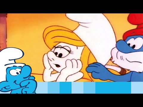 Capa de A rosa de Smurfette • Os Smurfs
