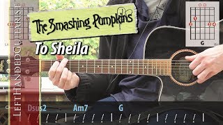 Smashing Pumpkins - To Sheila | guitar lesson