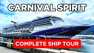 Carnival Spirit Complete Ship Tour | Walking Every Deck from Top to Bottom