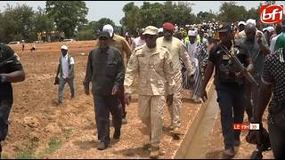 Agriculture : le ministre Ismaël Sombié inaugure un périmètre irrigué à Séguéré