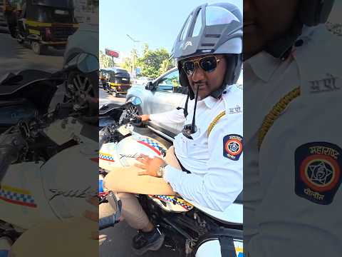 Police Reaction On My Bike 😄|| Credit Unknown