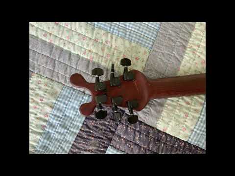 Stunning Woods JD Guitars KS-2 Cherry, Purpleheart, Walnut & African Padauk image 14