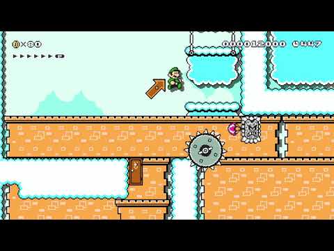 ★Sky Run★ by iƒ⍳δρρ𝛾-BS 🍄 Super Mario Maker 2 😶 No Commentary　#ack