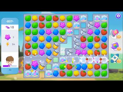 BTS Island: In the SEOM Level 807 - NO BOOSTERS GAMEPLAY 🎵 | SKILLGAMING ✔️