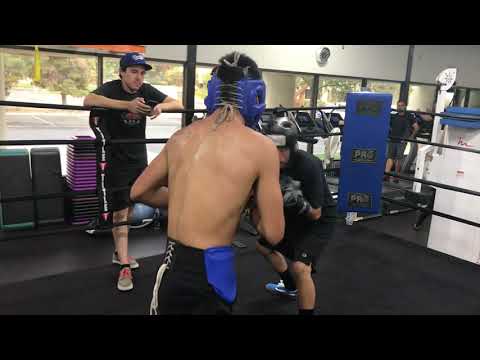 My first time in a boxing ring!!