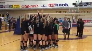 preview picture of video 'Lady Yotes Playoff VB win'