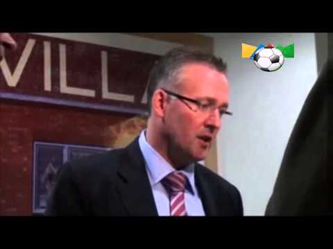 Aston Villa fire manager Paul Lambert