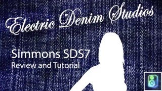 Video thumbnail for Simmons SDS 7 Analog Drum Machine Review and Tutorial by Electric Denim Studios