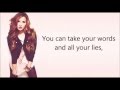 Demi Lovato ft. Cher Lloyd - Really Don't Care (lyrics + pictures)