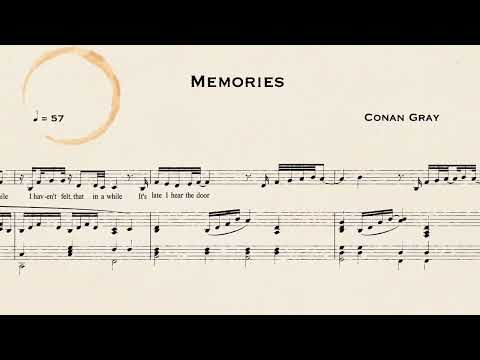 Conan Gray - Memories (Lyric Video)