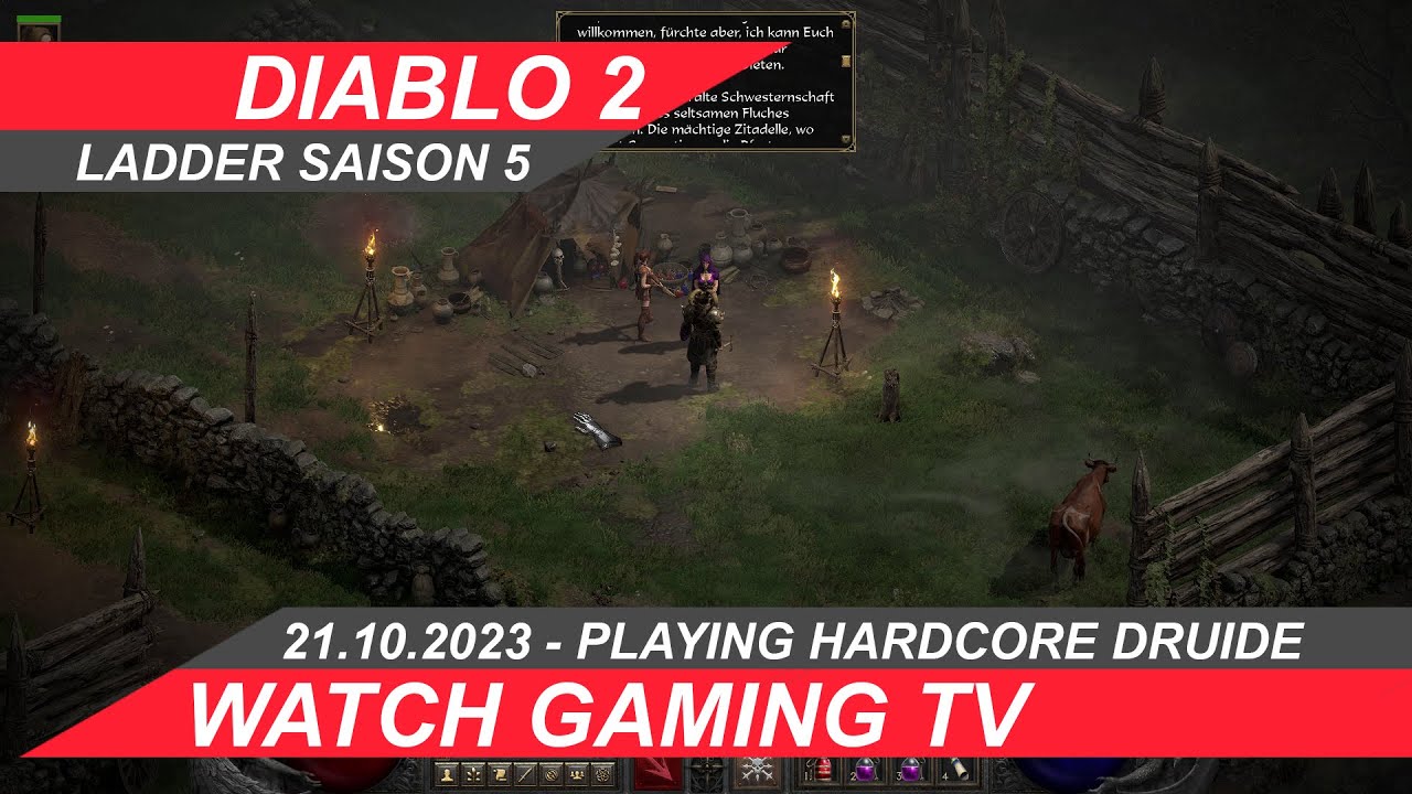 #diablo2resurrected Druide Ladder Saison5 Hardcore PART11 #GAMEPLAYS #DEUTSCH