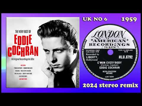 Eddie Cochran - C'mon Everybody - 2024 stereo remix