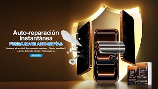 SS-075ES Película de hidrogel mate antiprivacidad de reparación rápida y resistente a la presión