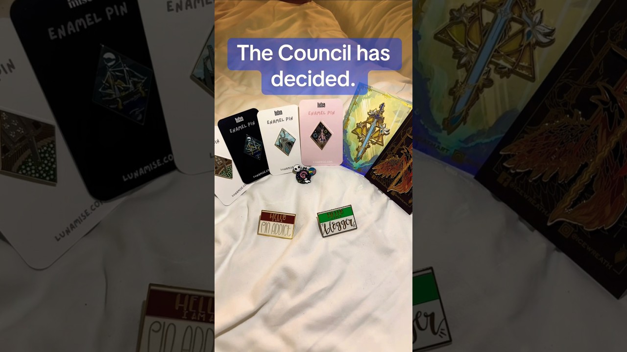 The Council of Pins has spoken!!! #comiccon #megacon #pintrading #pins #merchandise #comicon #haul