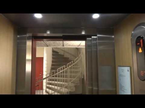 AMAZING KONE (mod.) Roped Hydraulic elevator @ Slaggatan 13, Falun, Sweden.