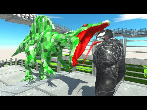 CREEPER SPINOSAURUS DEATH CLIMB - Animal Revolt Battle Simulator