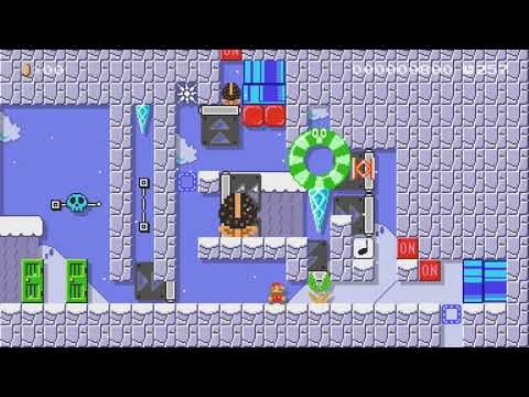 Icy Plant Cleanup by DaveAfro - Super Mario Maker 2 - No Commentary 1by