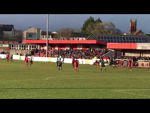 Ballyclare Comrades v Glentoran, 1st Half, Irish Cup 6th Cup, Dixon Park, Sat 3 Feb 2018