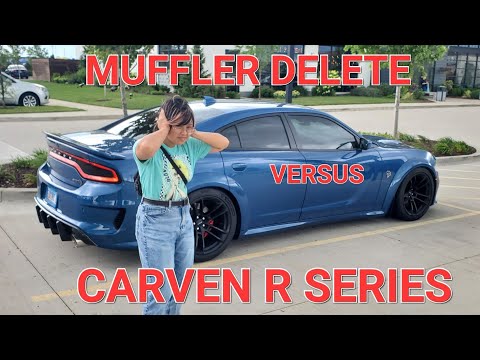 HOW LOUD IS CARVEN R SERIES COLD START VERSUS MUFFLER DELETE?