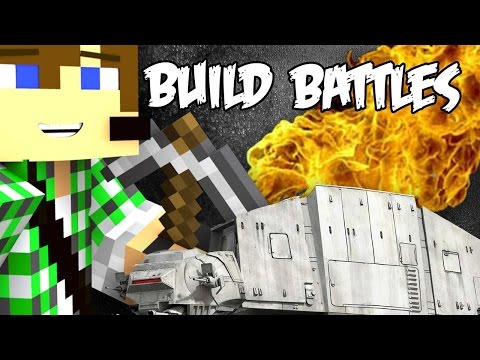 EPIC Minecraft Build Battles - FLAMING BALLS AND STAR WARS